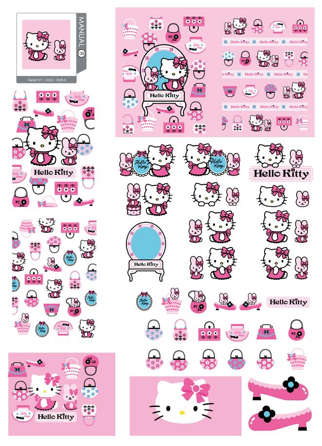 hello kitty图标AI矢量文件